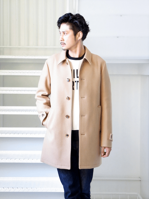 特価正規品 [WACKO MARIA] FUR DOUBLE BREASTED COAT M メンズ | wl